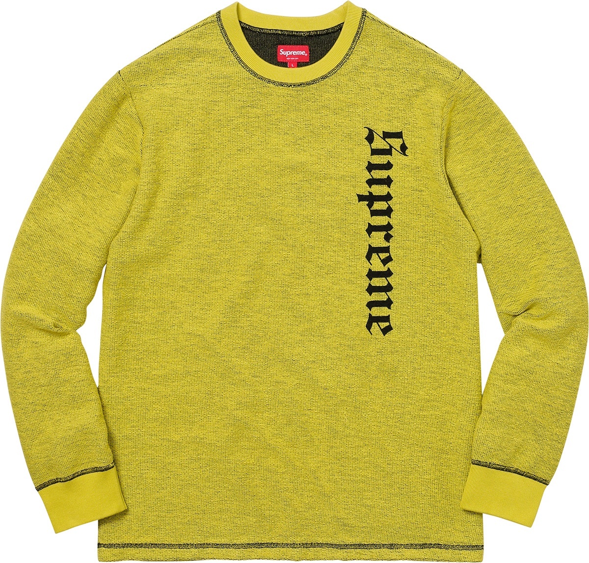 Reverse Terry L/S Top view 7